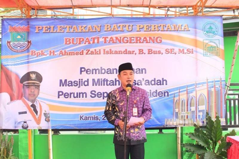 Mad Romli Hadiri Peletakan Batu Pertama Masjid Miftahussaadah Sepatan