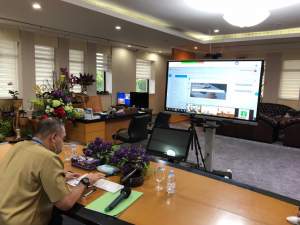 Zaki Tandatangani Digital Kesepakatan Penanganan Banjir dan Longsor Jabodetabekjur