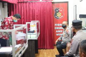 Awali Tugasnya, Kapolres Tanjung Balai Cek Ruangan Setiap Fungsi Beserta Fasilitas &amp; Sarprasnya