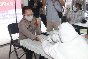 Hasil Rapid Test 300 Anggota Polresta Tangerang Negatif