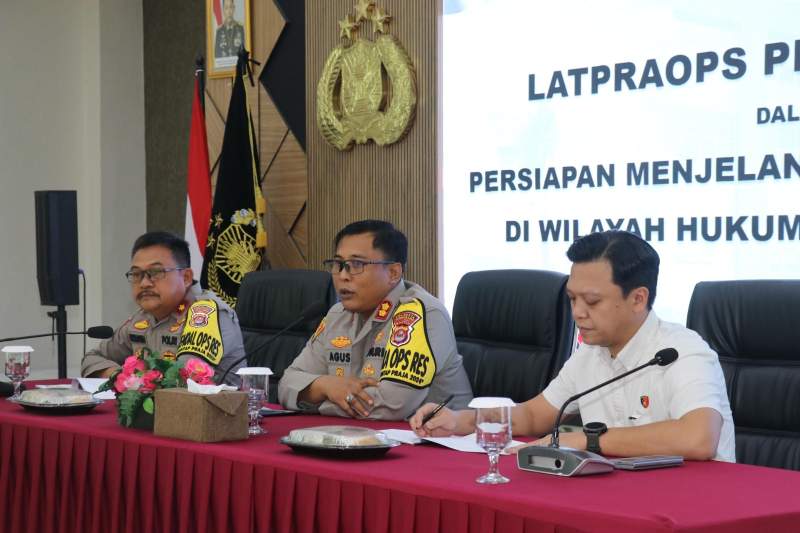 Jelang Nataru, Polresta Tangerang Gelar Latpraops Pekat Maung 2024
