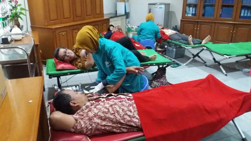 PDAM TB Menggelar Aksi Donor Darah