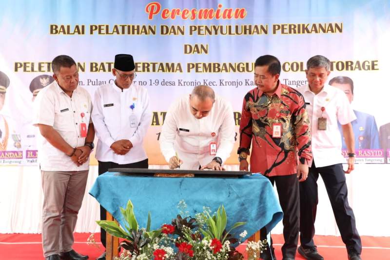 Zaki Resmikan Balai Pelatihan dan Penyuluhan Perikanan