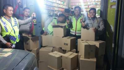 ⁠⁠⁠Kerap Jadi Penyebab Utama Kejahatan, Polsek Mauk Sita Ratusan Miras