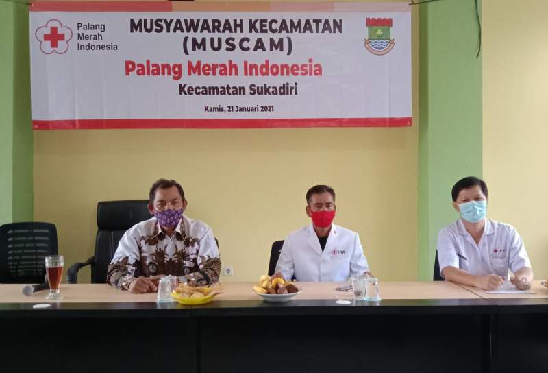 Muscam PMI, Muchtar Terpilih Sebagai Ketua PMI Sukadiri 2021-2026