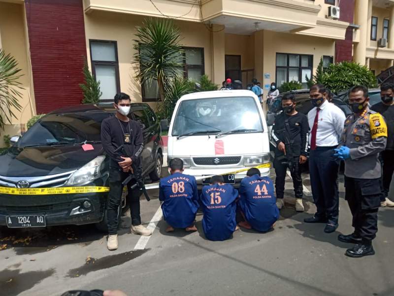 Beraksi di 24 TKP, Pelaku Spesialis Pencurian Kendaraan Dibekuk Tim Resmob Polda Banten
