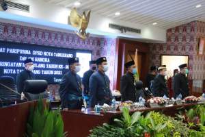 Wali Kota Sampaikan Capaian Penanganan Covid-19 dan Infrastruktur Dalam Paripurna Istimewa