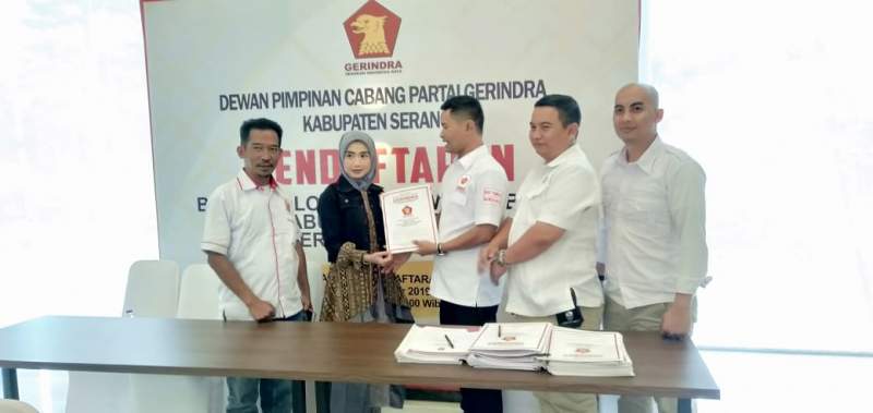 Ketua PKB Kota Serang Daftar Penjaringan Pilbup ke Gerindra