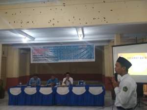 KPU Lebak Sosialisasi pilbup 2018 di SMK Mathlaul Anwar Rangkasbitung 