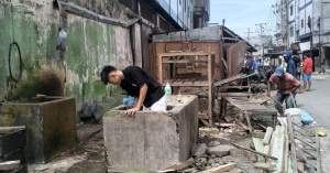 Pedagang di Sei Rampah Bongkar Kios Secara Mandiri, Bukti Keberhasilan Pendekatan Humanis Pemkab Sergai