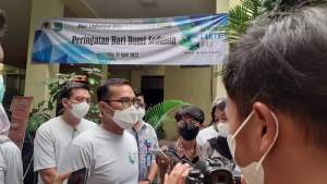 Pilar Menghadiri Peringatan Hari Bumi Sedunia Di Dinas Lingkungan Hidup Tangsel