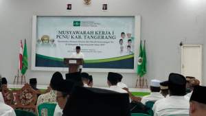 Wakili PJ Bupati, Staf Ahli  Buka Raker Ke I PCNU Kabupaten Tangerang