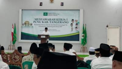 Wakili PJ Bupati, Staf Ahli Buka Raker Ke I PCNU Kabupaten Tangerang