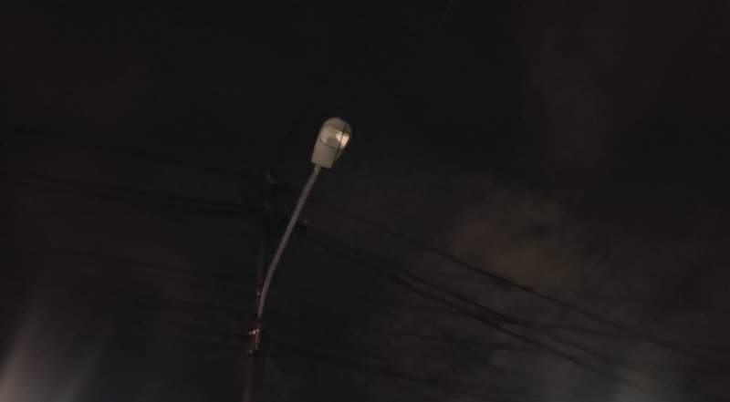 Salah Satu PJU yang Mati di Kawasan Pondok Ranji, Ciputat Timur