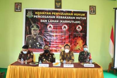 Cegah Bencana, Kejari Tanjabtim Sosialisasikan Pencegahan Karhutla
