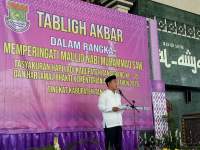 Mad Romli Hadiri Peringatan Maulid Nabi Muhamad Saw Di Mesjid Al-amjad