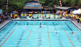 Tim renang Pra PON Banten saat berlatih