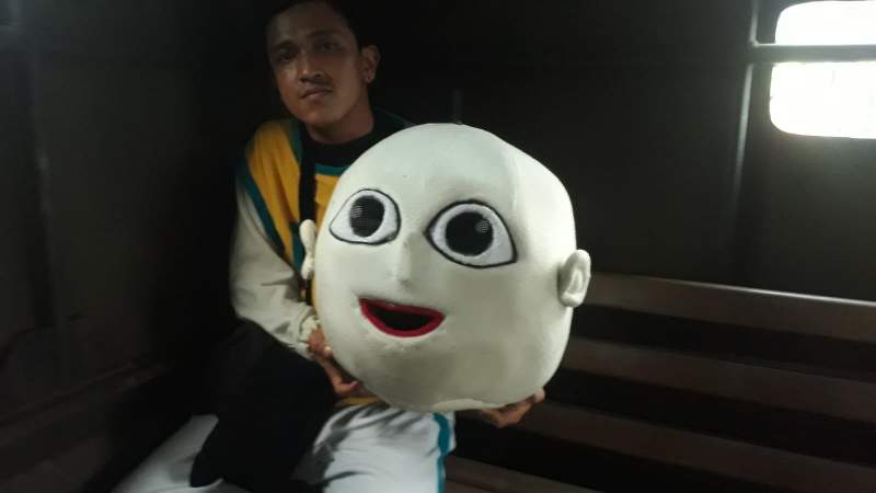 Badut Upin Ada di Lamer, Pol PP Tangsel Langsung Menangkapnya