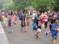 Keseruan Car Free Day Pertama Di Kota Serang