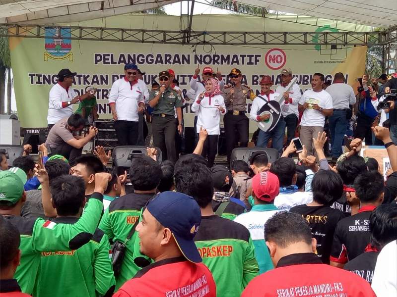 Peringati Hari Buruh Nasional, Bupati Serang Akui Masih Banyak Pengangguran.