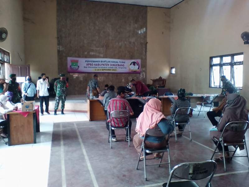 BST APBD Kabupaten Tangerang mulai di salurkan di Sukadiri
