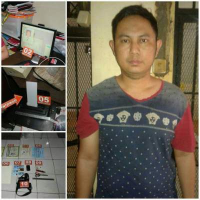 Polresta Tangerang Bongkar Sindikat Pembuatan KTP-el Palsu