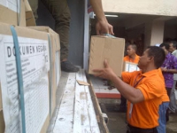 Naskah UN Tinggkat SMA Tiba Di SUB Rayon SMA 1 Cilegon