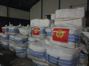 Bea dan Cukai Teluk Nibung Gagalkan Penyeludupan 142 Ballpress Pakaian Bekas