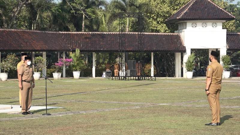 Rayakan HUT RI, Sekda Himbau ASN dan OPD Tetap Terapkan Prokes