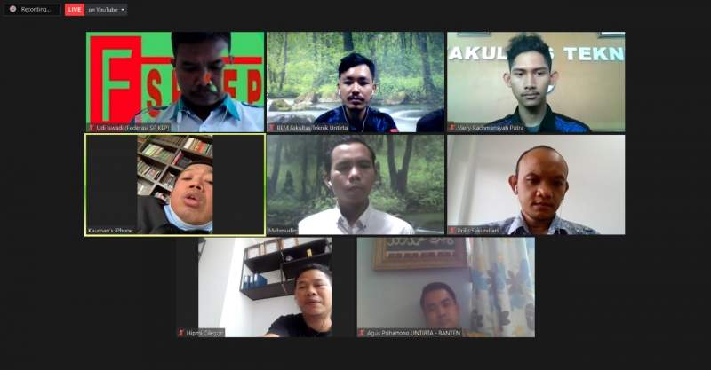 Tuai Banyak Polemik Soal Omnibus Law, BEM FT Untirta Gelar Webinar