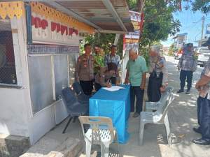 Polsek Tanjung Balai Selatan Sambut Kunjungan Dit Binmas Polda Sumut di Pos Kamling