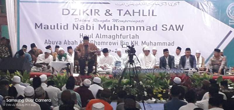 Camat Cisoka Hadiri Haul Almarhum Abuya KH Gomrowi
