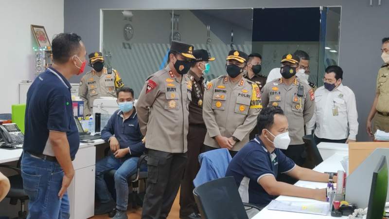 Kapolda Banten  Sidak ke PT. Polyple