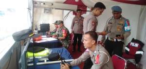 Anggota Koramil 05/Balaraja Monitoring Pengamanan Mudik Lebaran