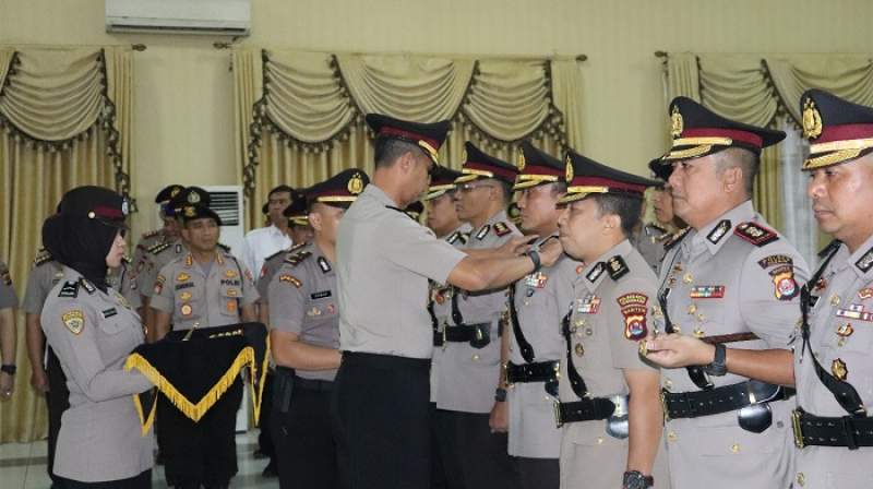Empat Jabatan di Polda Banten Diserah Terimakan