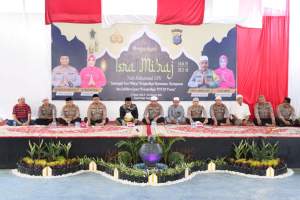 Polres Tanjungbalai pengati Isra mi'raj nabi Muhammad SAW.