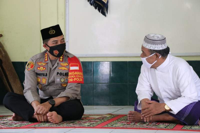 Saba Pesantren, Kapolresta Tangerang Dorong Ulama dan Santri Jadi Pionir Tertib Protokol Kesehatan