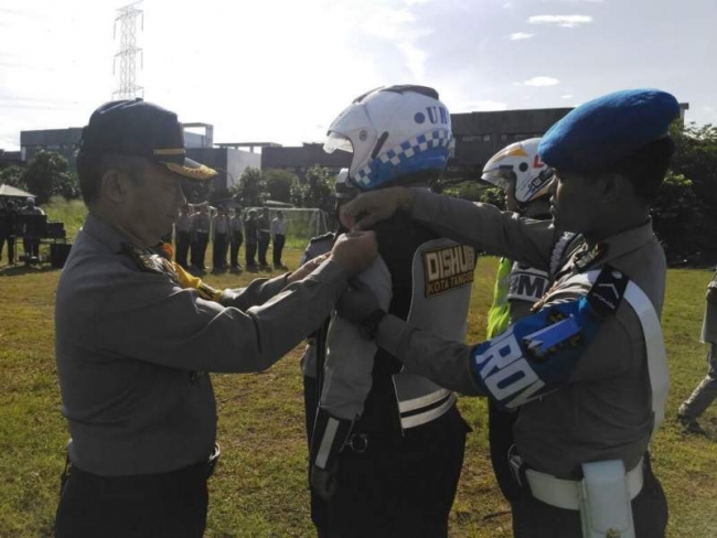 Jelang Operasi Lilin Jaya 2016, Polres Tangsel Gelar Apel Gabungan