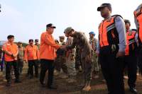 Pastikan Kesiapan Pasukan, Benyamin Pimpin Apel Kesiapsiagaan Bencana