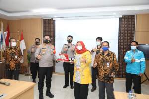 Cek  Prokes Covid 19, Kapolresta Tangerang Kunjungi PLTU  Lontar