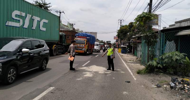 TKP kejadian bocah tewas.