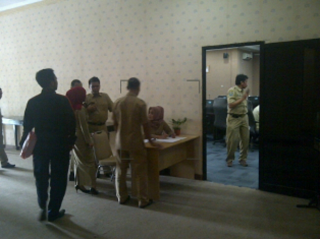 Setu- Suasan Ban-Ang DPRD Tangsel bahas Silpa sangat tertutup, Selasa (28/1)dt