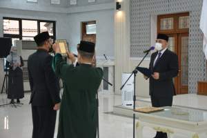 Mantan Anggota DPRD Resmi Jabat Direktur Administrasi PD Pasar NKR