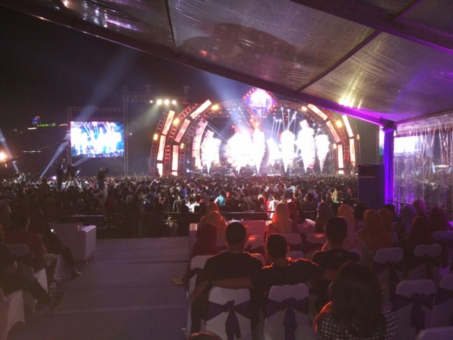 Band Wali Tampil meriahkan acara penutupan HUT Kabupaten Tangerang