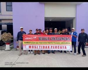 Warga Cikasungka Desak Pembentukan Panitia Pilkades Diulang