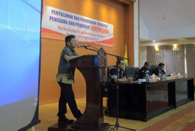 Penyuluhan narkoba di Kota Tangerang.