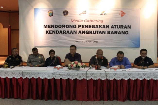 Sinergi MMS, JLB, CMNP, Dishub dan Polda dalam menindaklanjuti kendaraan bermuatan lebih