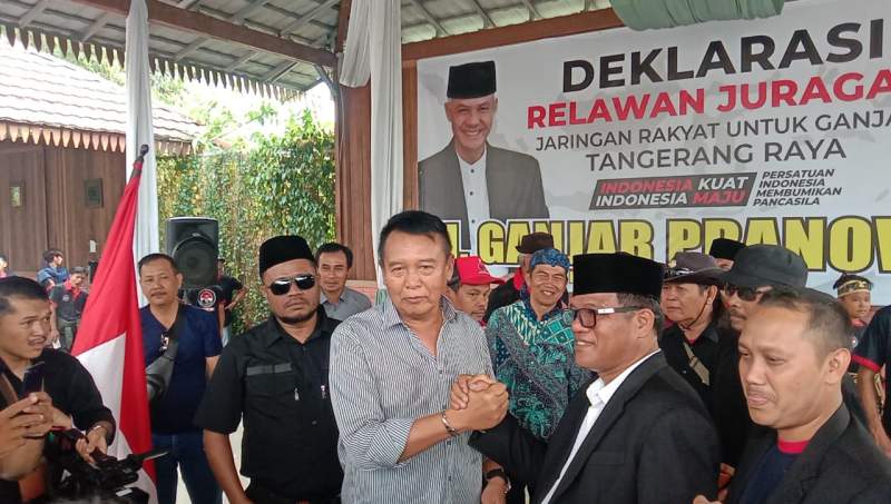 Ribuan Relawan Juragan Deklarasi Dukung Ganjar Jadi Presiden 2024