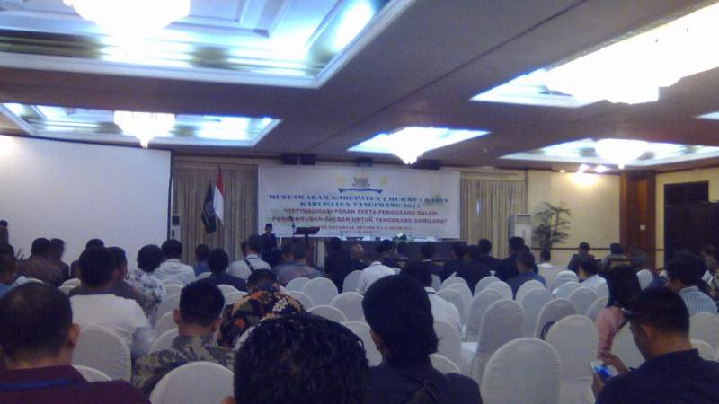 Muskab Kadin Kabuaten Tangerang di Hotel Arya Duta Lippo Karawaci, Kelapa Dua.