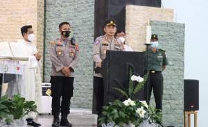 Kapolresta Tangerang Pimpin Pengamanan Ibadah Kenaikan Isa Almasih